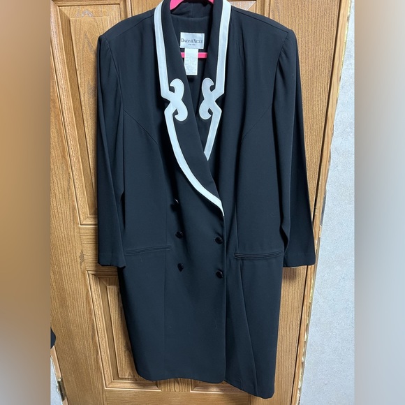 Black double breasted dress - Picture 1 of 6